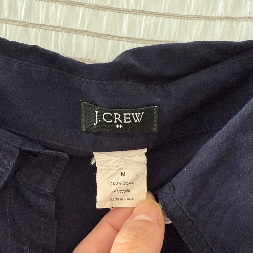 J. Crew Navy Collared Shirt - Picture 5 of 5